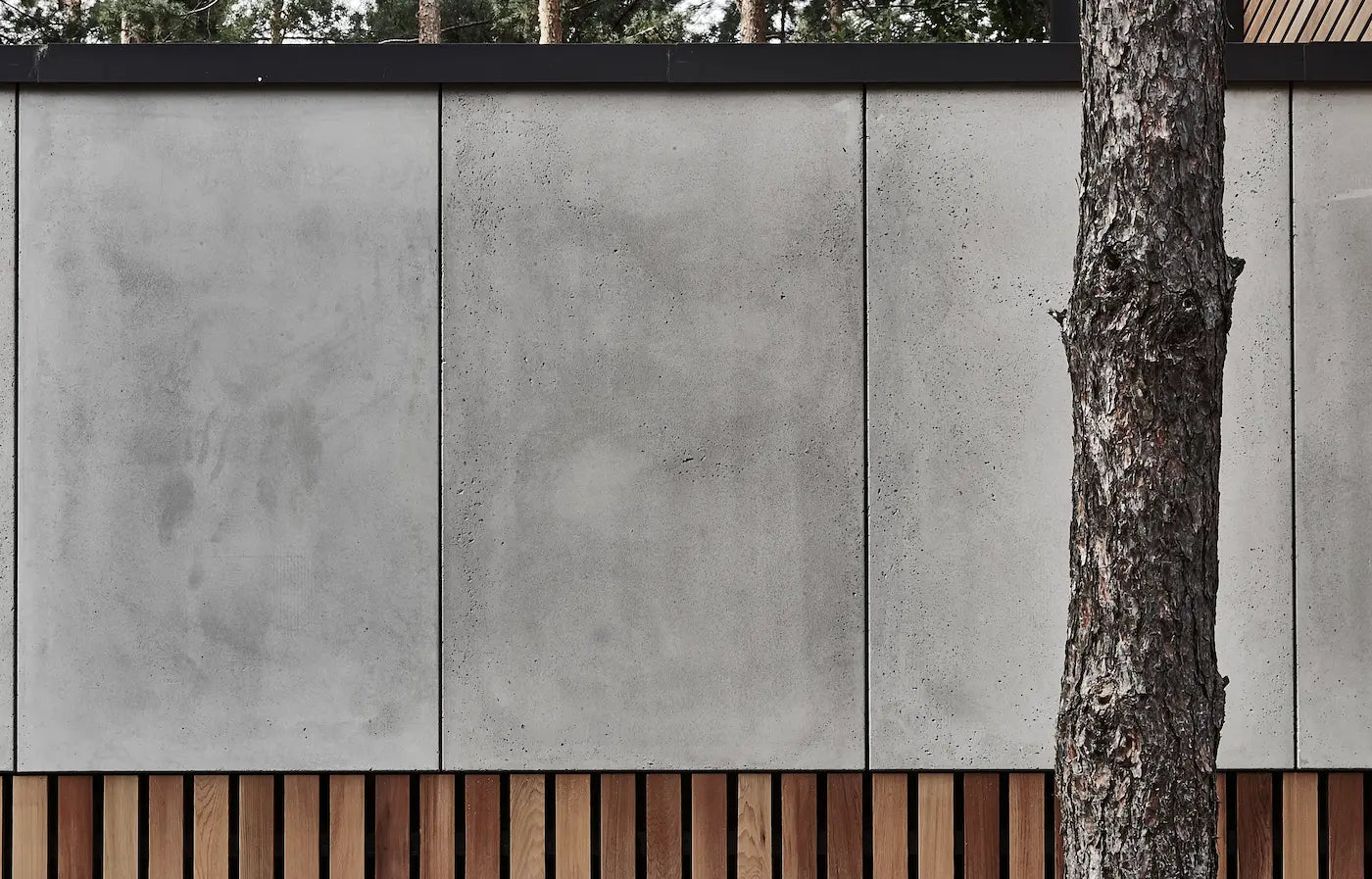 Exterior concrete wall panels